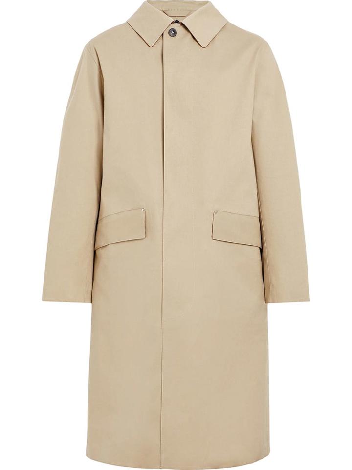 Mackintosh Fawn Bonded Cotton Riding Coat Gr-101d - Neutrals
