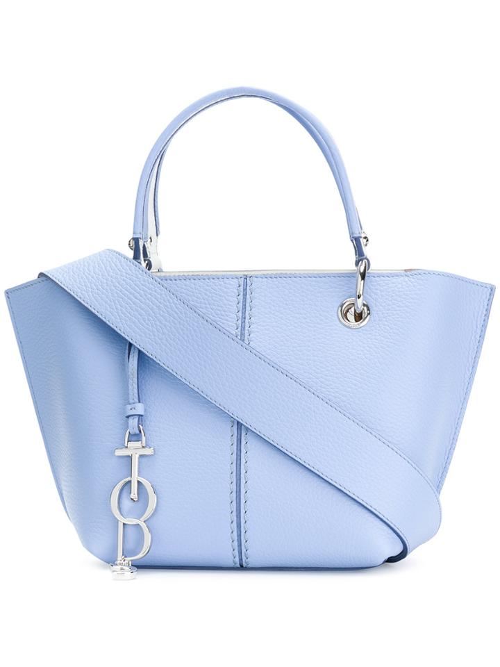 Tod's Mini Charm Tote Bag - Blue