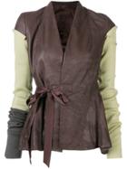 Rick Owens Fitted Silhouette Jacket - Brown