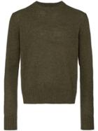 Prada Crew Neck Wool Jumper - Green