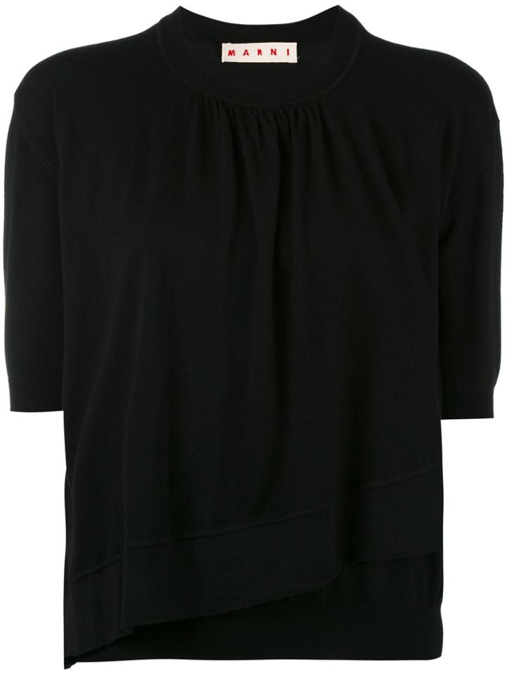 Marni Half Sleeve Sweater - Black