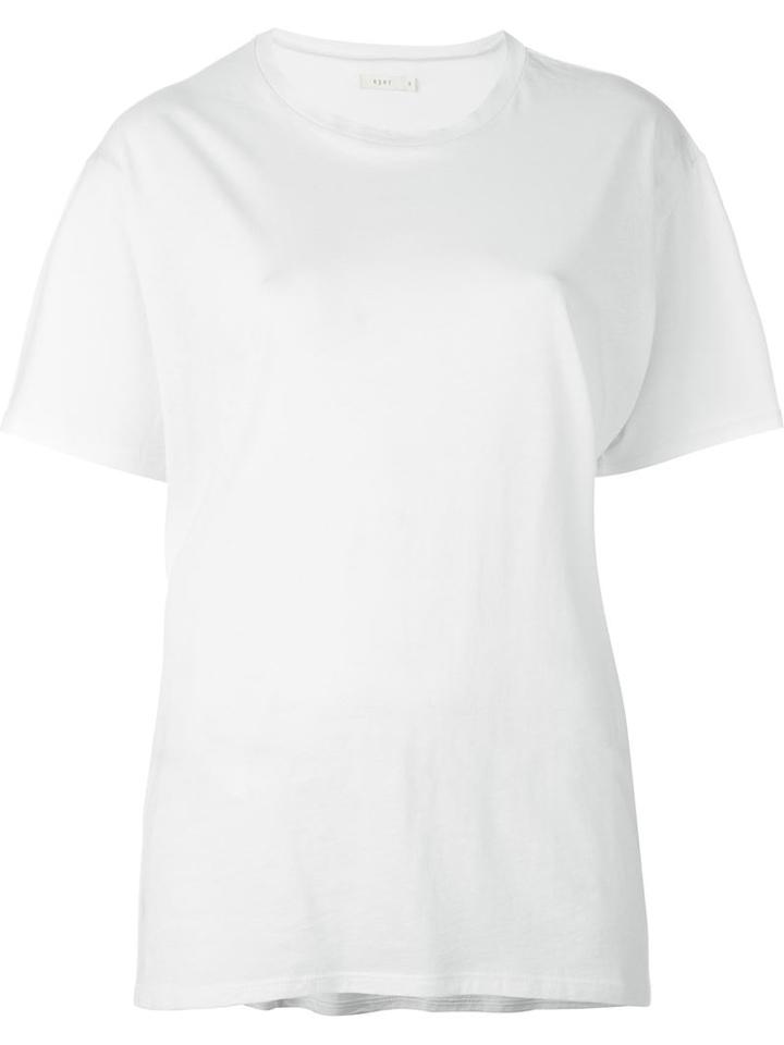 6397 Round Neck T-shirt, Women's, Size: S, White, Cotton