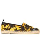 Saint Laurent Hawaiian Espadrilles, Men's, Size: 45, Yellow/orange, Rubber/raffia/leather
