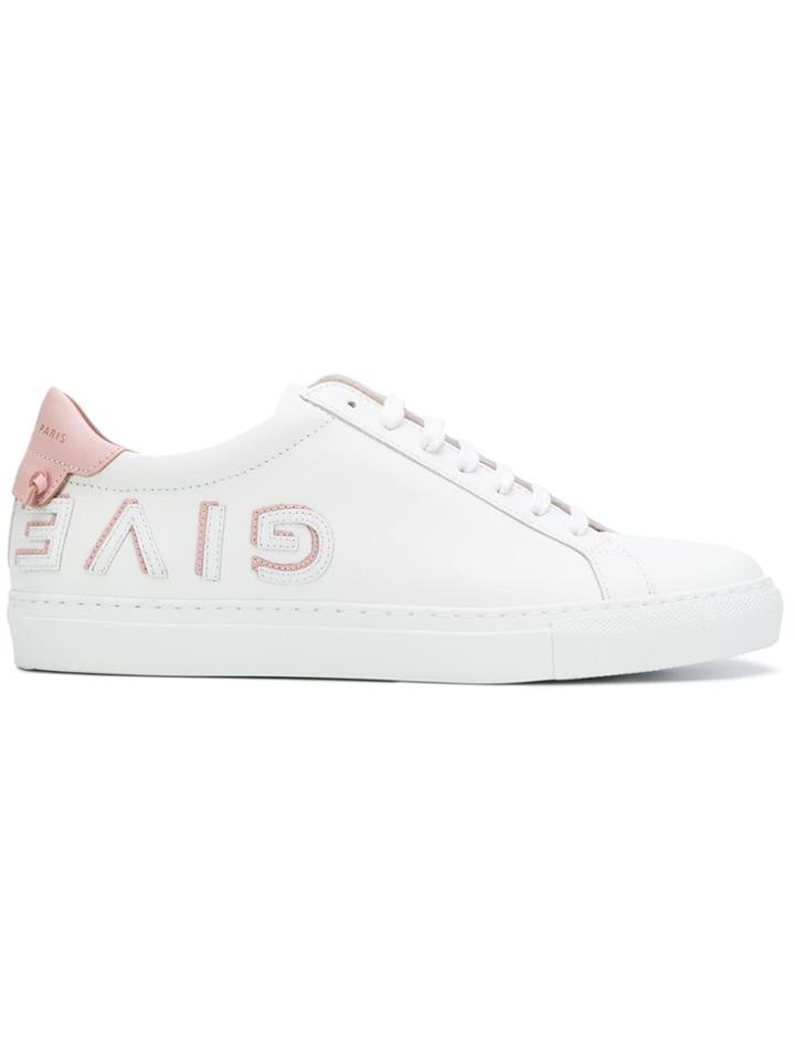 Givenchy Back Logo Flat Sneakers - White
