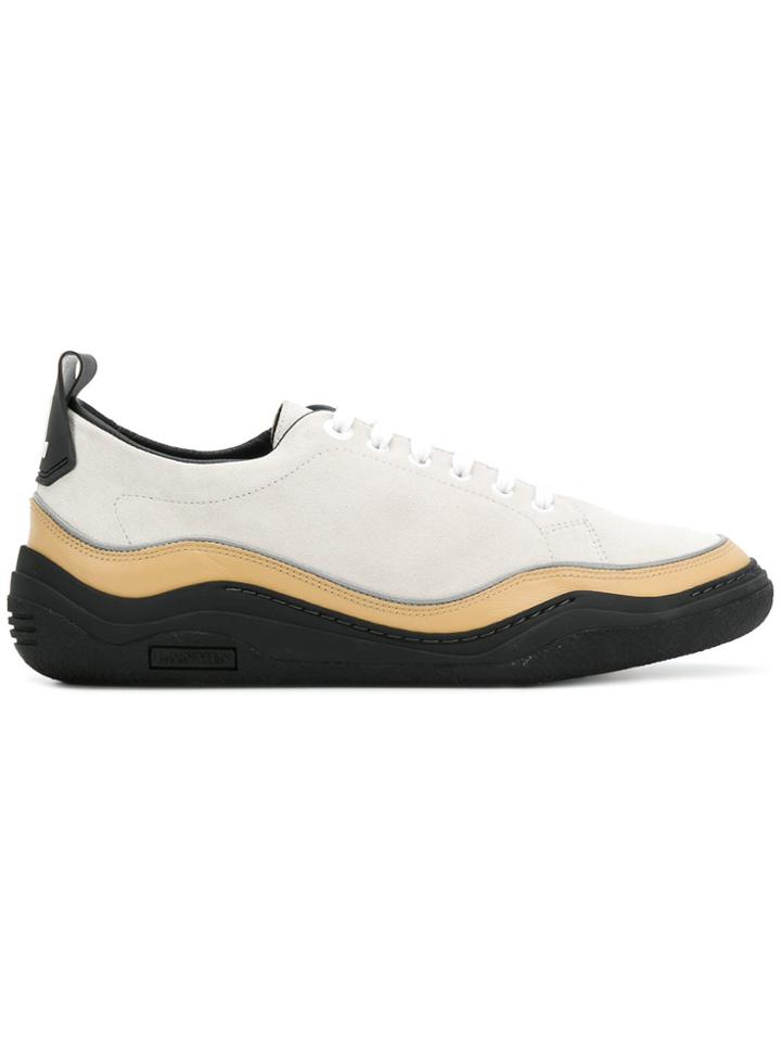 Lanvin Textured Runner Sneakers - Nude & Neutrals