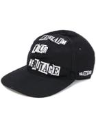 Valentino Valentino Garavani Appliquéd Cap - Black