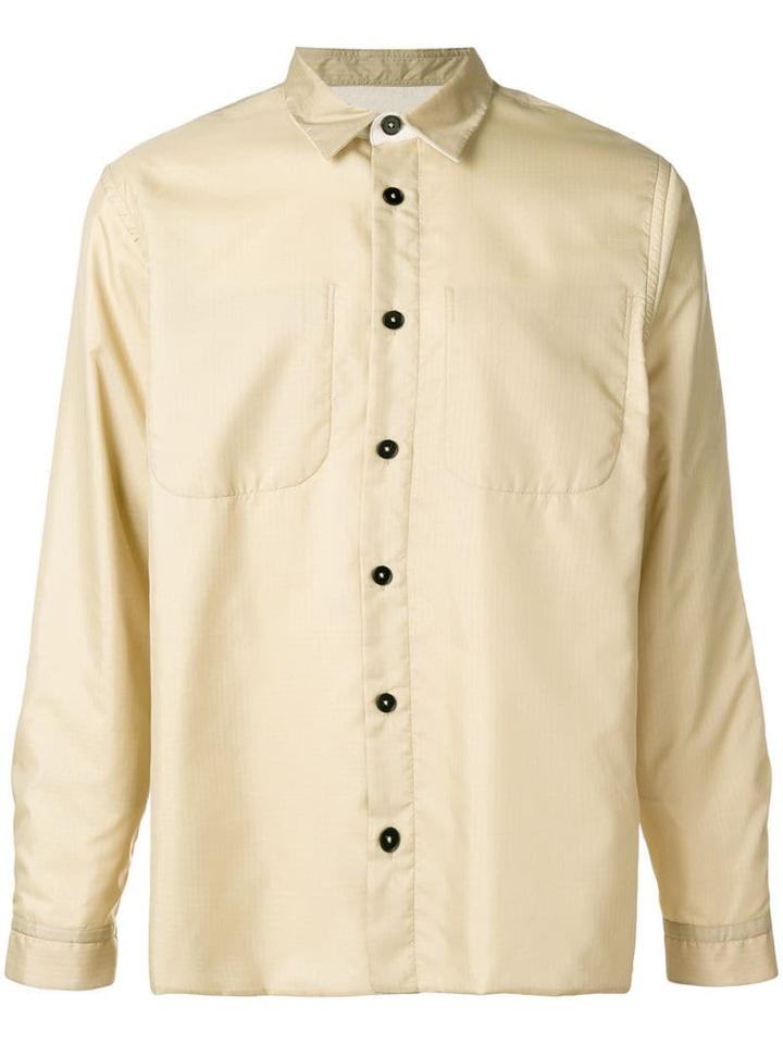 Jil Sander Oversized Button Shirt - Neutrals
