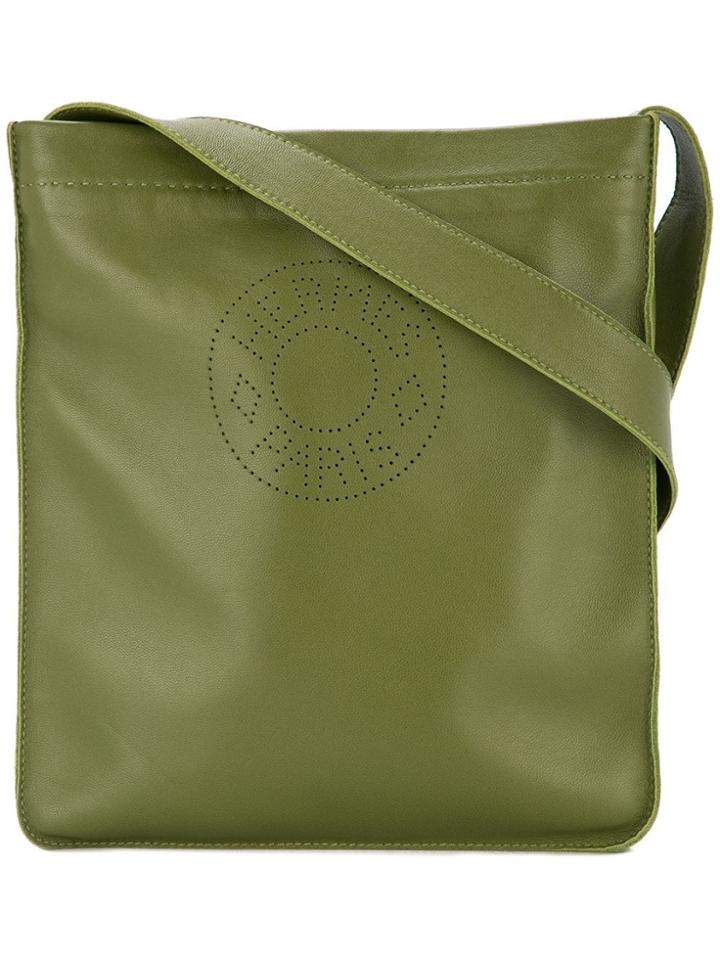 Hermès Vintage Clou De Selle Shoulder Bag Pochette - Green