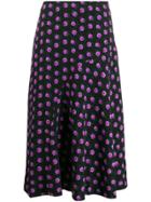 Essentiel Antwerp Floral Print Skirt - Black