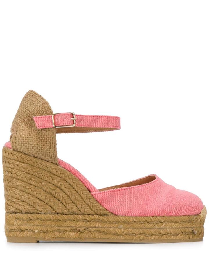 Castañer Carol Wedge Espadrilles - Pink
