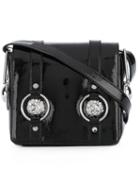 Versus Lion Plaque Shoulder Bag, Women's, Black