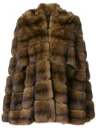 Fendi Pre-owned Fur Cape - Brown