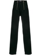 Gmbh Double Front Zip Jeans - Black