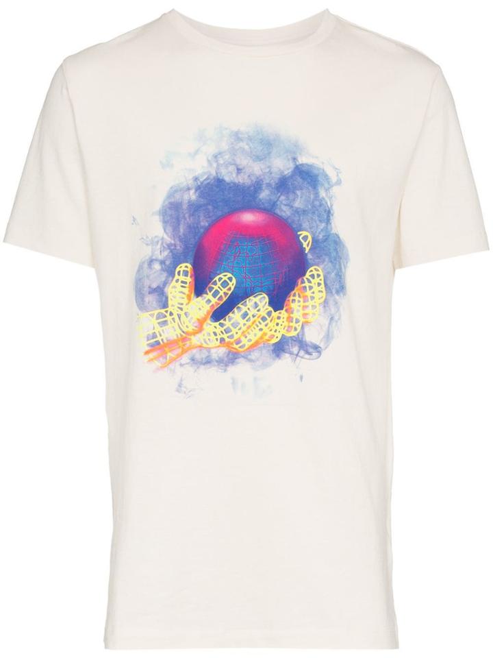 Off-white Off World Hand Tee Ss Wht