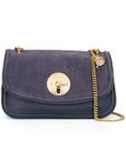 See By Chloé 'lois' Shoulder Bag, Women's, Blue, Leather/suede