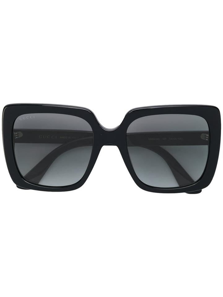 Gucci Eyewear Mass Large Square Sunglasses - Black