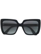 Gucci Eyewear Mass Large Square Sunglasses - Black