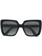 Gucci Eyewear Mass Large Square Sunglasses - Black