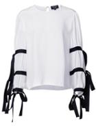 Creatures Of The Wind Tav Blouse, Women's, Size: 4, White, Silk Crepe