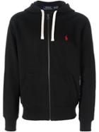 Polo Ralph Lauren Zip Up Hoodie, Men's, Size: Large, Black, Cotton/polyester
