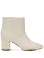 Twin-set Leather Ankle Boots - White