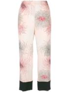 Nº21 Printed Cropped Trousers - Pink