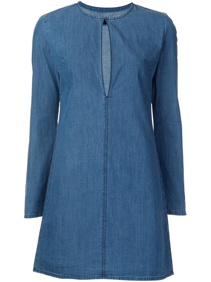 3x1 Denim Dress, Women's, Size: Medium, Blue, Cotton