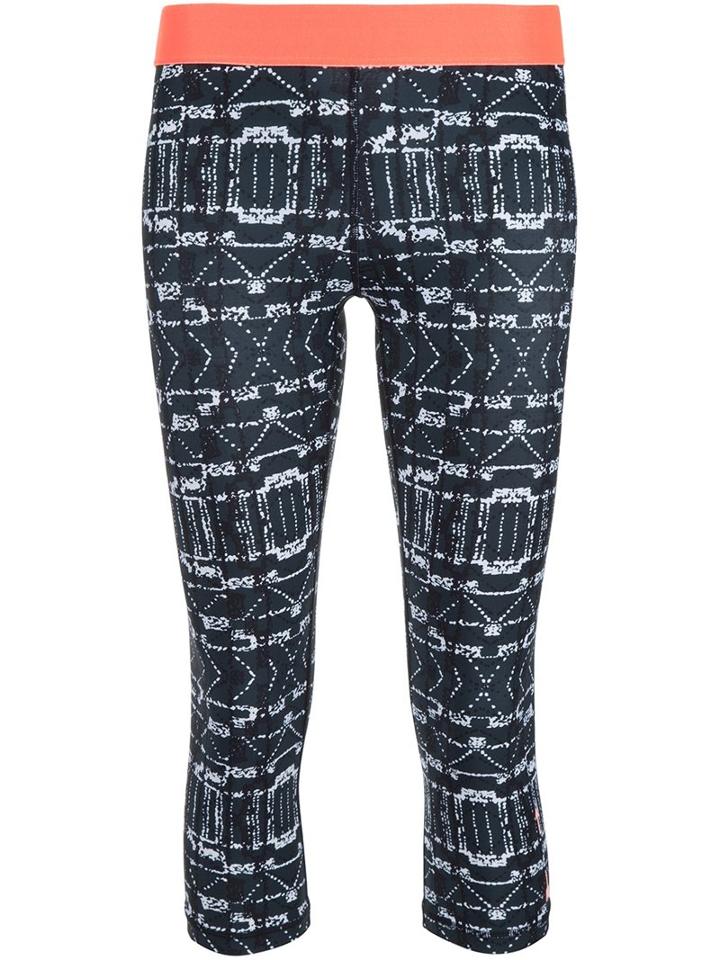 The Upside 'jungle Shibori' Capris, Women's, Size: Xs, Black, Polyamide