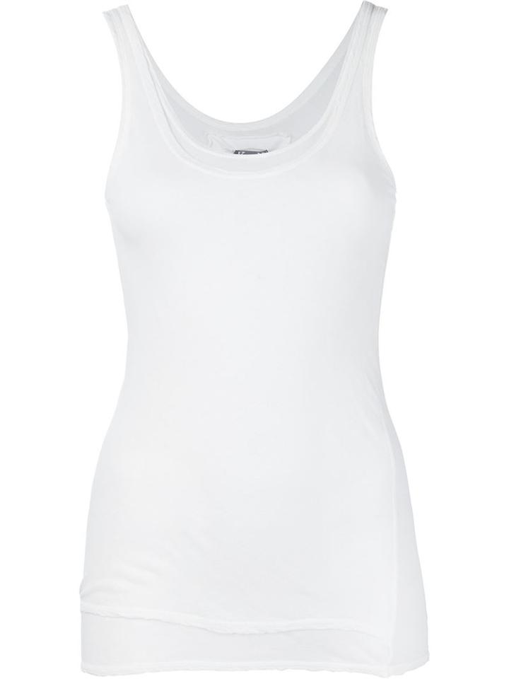 Kristensen Du Nord Double-layered Tank, Women's, Size: 3, White, Cotton