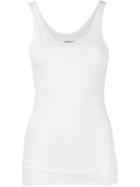 Kristensen Du Nord Double-layered Tank, Women's, Size: 3, White, Cotton