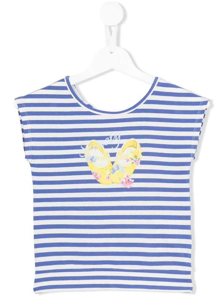 Lapin House - Striped Sleeveless T-shirt - Kids - Spandex/elastane/viscose - 4 Yrs, Blue