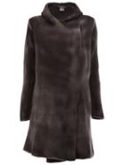 Avant Toi Hooded Cardi-coat, Women's, Size: Small, Grey, Cashmere/merino