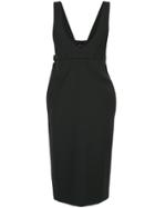 Aula V-neck Dress - Black