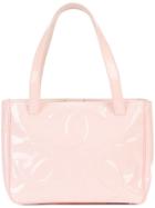 Chanel Vintage Cc Shopper Tote - Pink & Purple