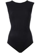 Maison Margiela Sleeveless Jersey Body - Black