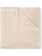 Fabiana Filippi Shimmer Plain Scarf - Gold