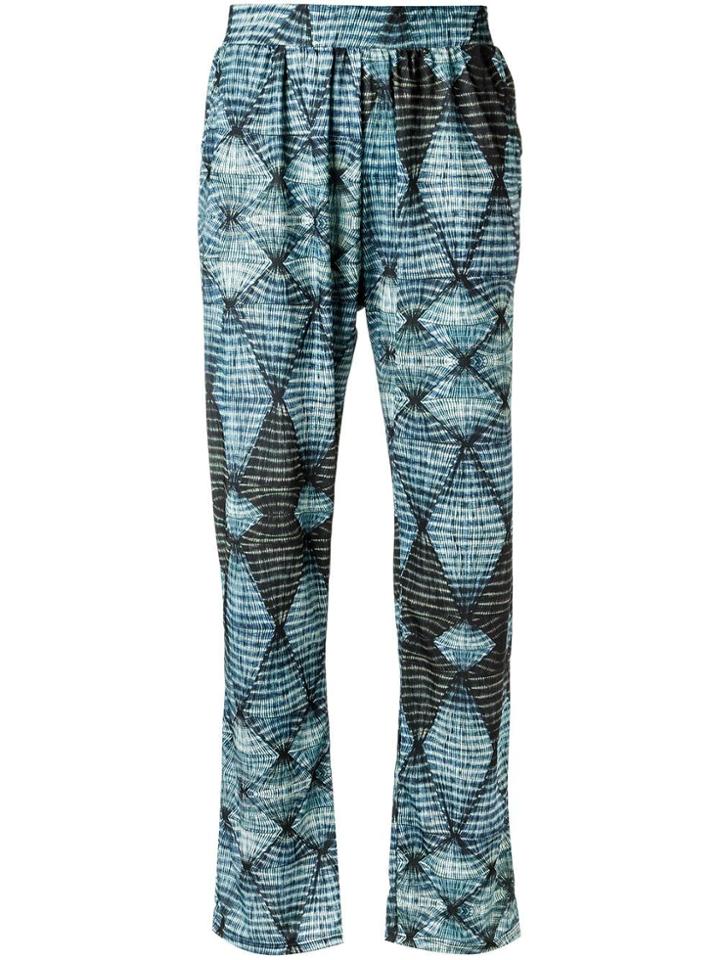 Lygia & Nanny Printed Trousers - Blue