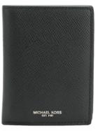 Michael Kors Collection Logo Embossed Wallet - Black