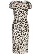 Alice+olivia Leopard Sequin Dress - Multicolour