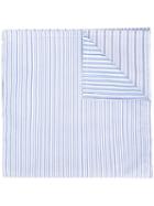 Comme Des Garçons Shirt - Striped Scarf - Men - Cotton - One Size, Blue, Cotton