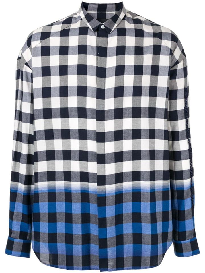 Juun.j Check Shirt - White