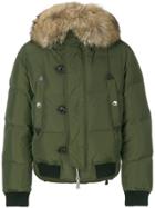 Dsquared2 Padded Fur Collar Jacket - Green