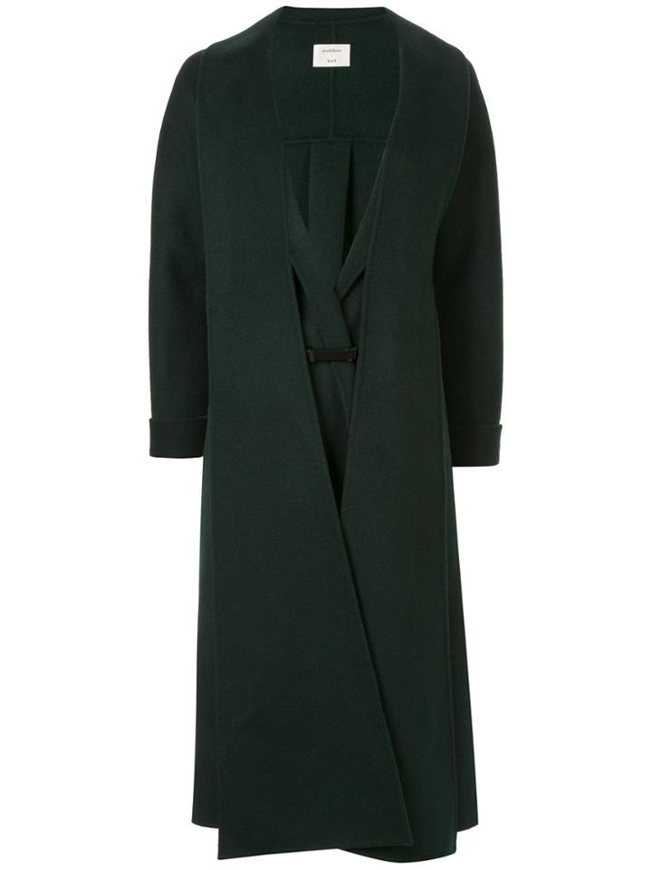 Onefifteen Belted Robe Coat - Green