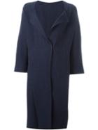 Daniela Gregis Contrast Panel Oversized Coat