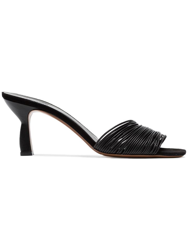 Neous Black Ada 70 Leather Mules