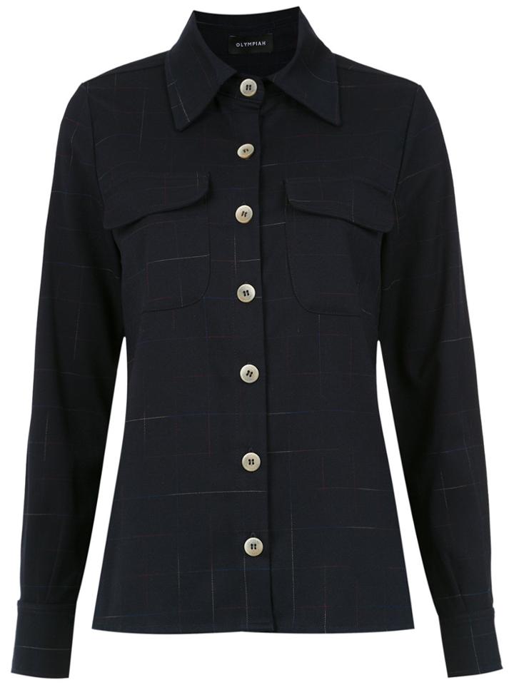 Olympiah Salineira Check Shirt - Blue