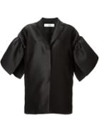 Victoria Victoria Beckham Oversized Ruffled Sleeve Coat