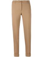 P.a.r.o.s.h. Tailored Trousers, Women's, Size: Small, Brown, Spandex/elastane/virgin Wool