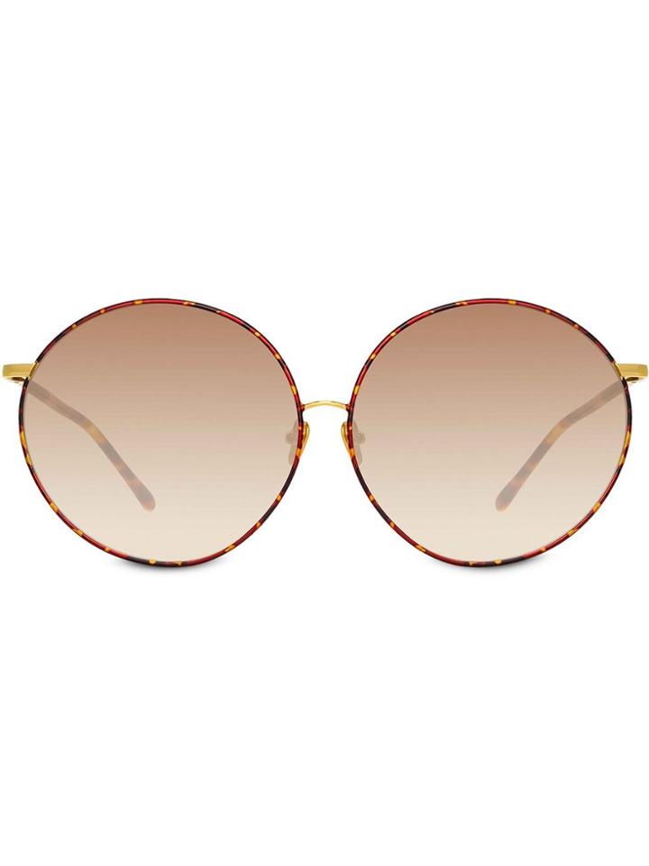 Linda Farrow Zanie C2 Sunglasses - Brown