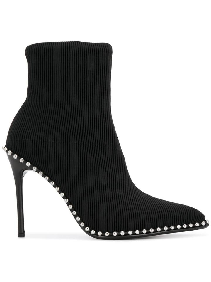 Alexander Wang Alexander Wang - Woman - Eri Stretch Black Plisse
